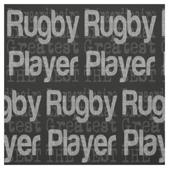 Rugby Player Extraordinaire Tyg (Provkarta)