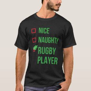 Rugby Player Funny Pajama-julgåva T Shirt