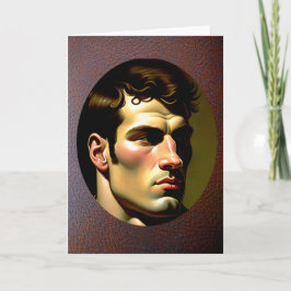 Rugby Player-hälsningskort Helgkort