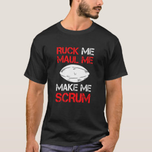 Rugby Player ruck mig Maul, så jag får ett skum T Shirt