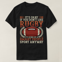 Rugby Player-typ av smart People-sport-roligt T Shirt