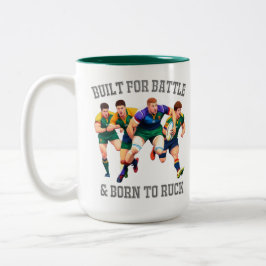 Rugby Players Two-Tone Mugg