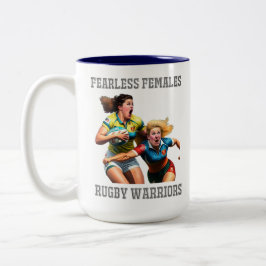 Rugby Players Two-Tone Mugg