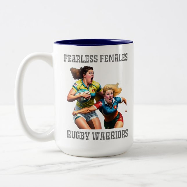 Rugby Players Two-Tone Mugg (Vänster)