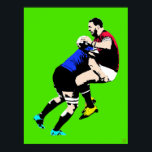 Rugby Pop Art - Rugby Painting Print Poster<br><div class="desc">Rugby Pop Art - Rugby Painting Print. Konstnär: Roger Smith 15, 00 x 19, 77". En till rugbyföljarens vägg. Gör en underbar rugbygåva. Skrivs ut på 10, 4-punkters papper för tjocksyrafri arkivering. Gallerikvalitet Giclee-utskrift. Tona-resistent med 90 års arkivklassificering.</div>