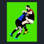 Rugby Pop Art - Rugby Painting Print Poster<br><div class="desc">Rugby Pop Art - Rugby Painting Print. Konstnär: Roger Smith 15, 00 x 19, 77". En till rugbyföljarens vägg. Gör en underbar rugbygåva. Skrivs ut på 10, 4-punkters papper för tjocksyrafri arkivering. Gallerikvalitet Giclee-utskrift. Tona-resistent med 90 års arkivklassificering.</div>