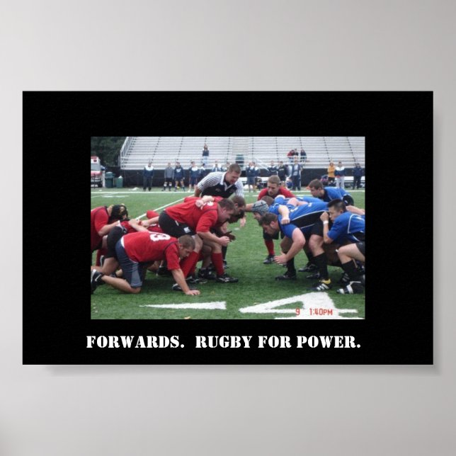 Rugby Poster (Framsidan)