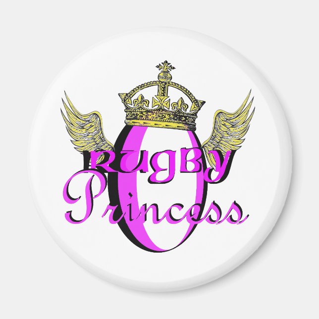 rugby princess magnet (Framsidan)