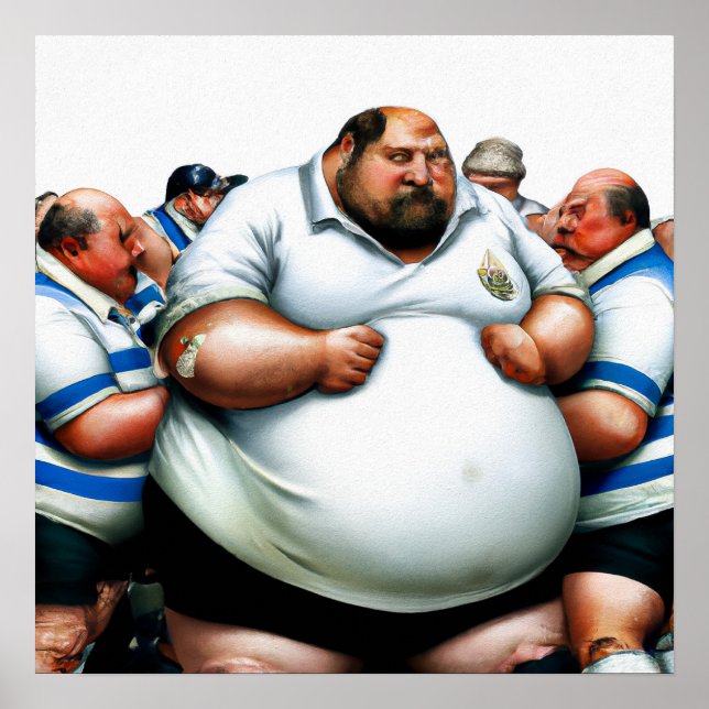 Rugby Prop - Rugby Art Print Poster (Framsidan)