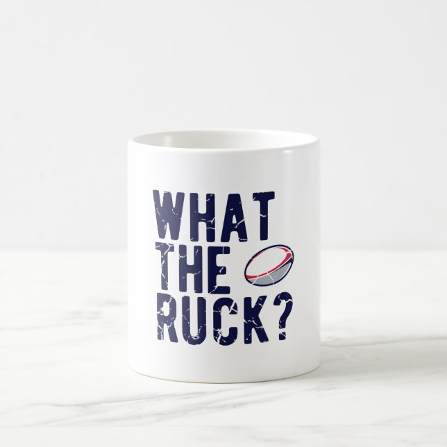 Rugby Pun What Ruck Rugby Players Gift Kaffemugg (Center)