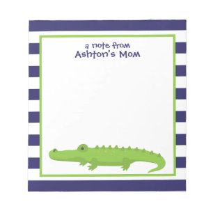 Rugby Rand Alligator Personlig Anteckningsblock