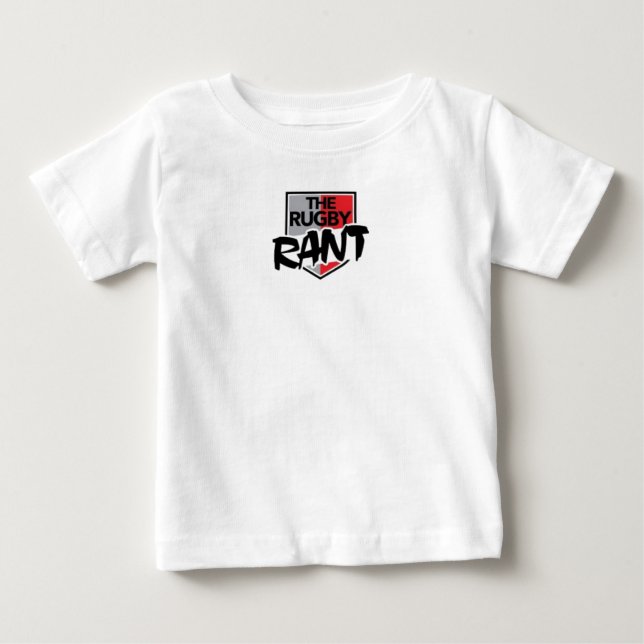 Rugby Rant Baby Shirt T Shirt (Framsida)