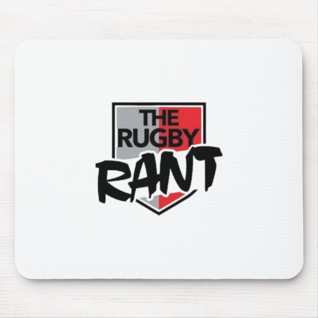 Rugby Rant Mousepad Musmatta (Framsidan)