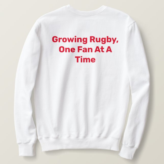 Rugby Rant Sweatshirt (Design baksida)