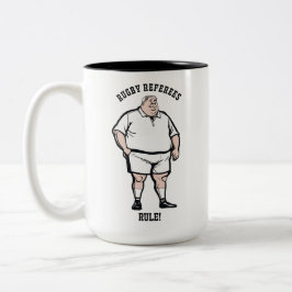 Rugby Referees Two-Tone Mugg