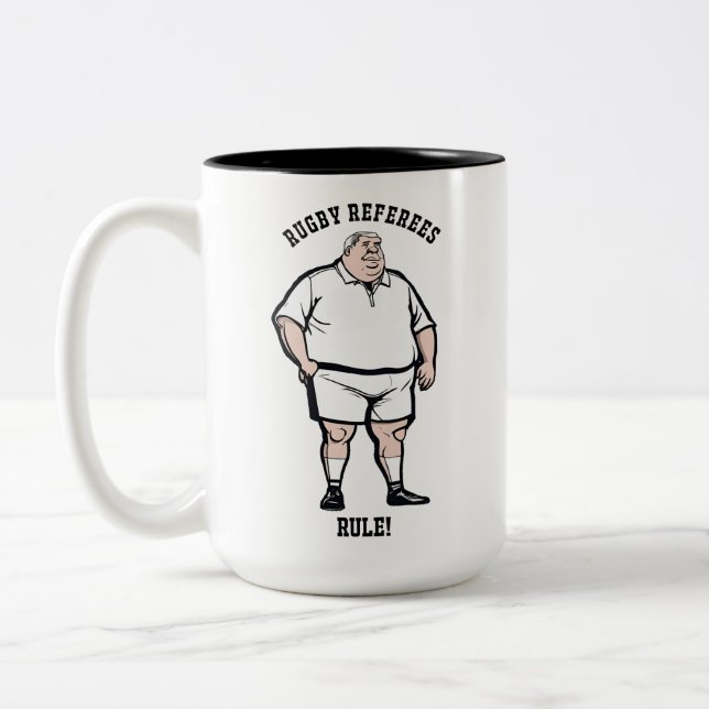 Rugby Referees Two-Tone Mugg (Vänster)