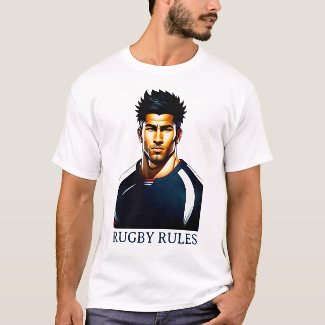 Rugby Regler T-Shirt (Framsida)