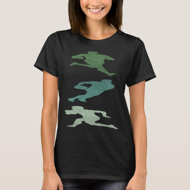 Rugby Retro Player T Shirt (Framsida)
