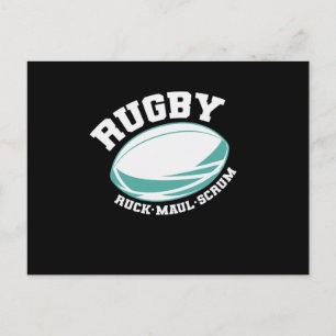 Rugby Ruck Maul Scrum Fotboll Sport Vykort