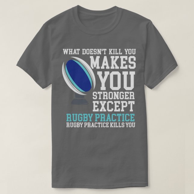 Rugby Rugby Player 1 T Shirt (Design framsida)