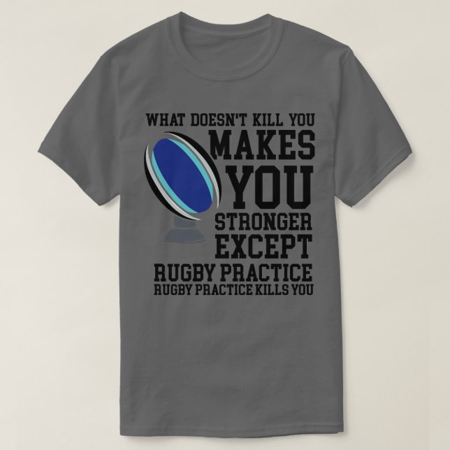 Rugby Rugby Player T Shirt (Design framsida)