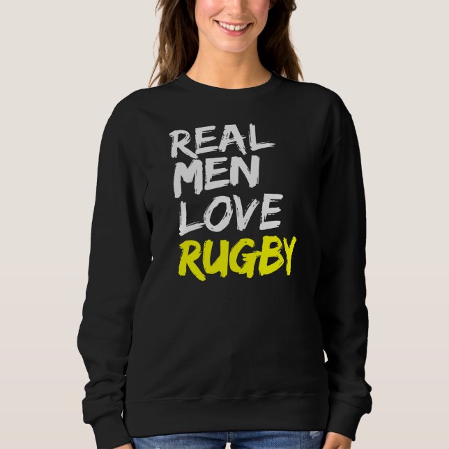 Rugby Say Manar Rugby Klubb Real Manar Kärlek Rugb T Shirt (Framsida)