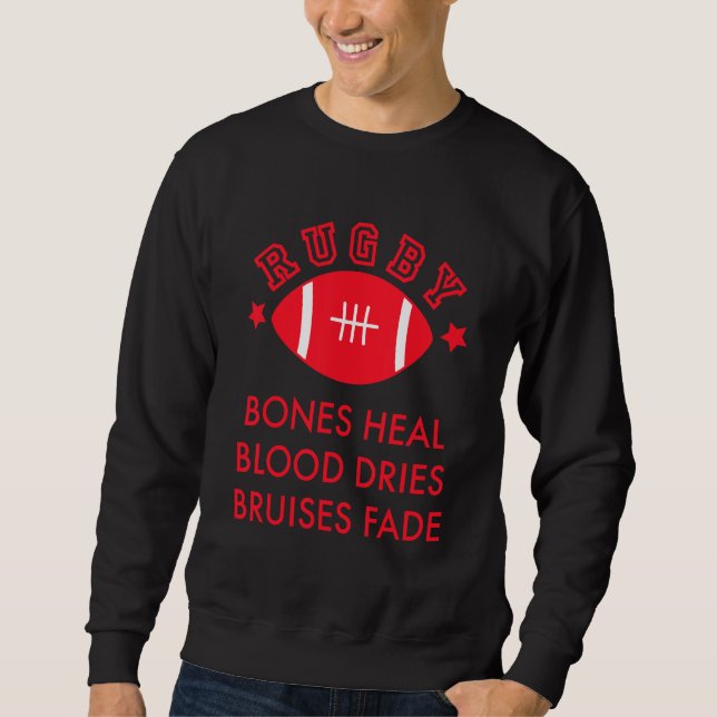 Rugby Shirt Lång Ärmad Tröja (Framsida)