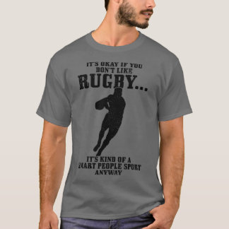 Rugby Smart People Sport Funny Rugby Player T Shirt