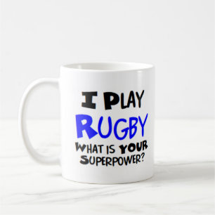 rugby-spelare kaffemugg