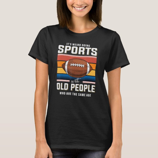Rugby-spelaren rugby pension rugby t shirt (Framsida)