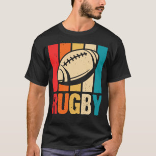Rugby Sport Älskare - Rugby Player Team Coach Retr T Shirt