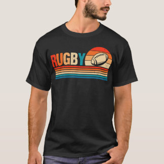 Rugby Sport Älskare - Rugby Player Team Coach Retr T Shirt