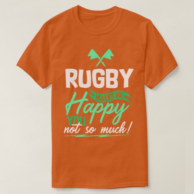 Rugby Sport Gift 1 T Shirt (Design framsida)