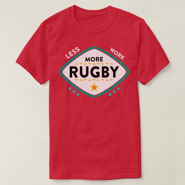 Rugby Sports Gift T Shirt (Design framsida)