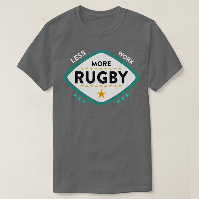 Rugby Sports Gift T Shirt (Design framsida)