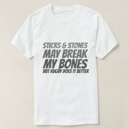 Rugby Sticks och Stones T Shirt