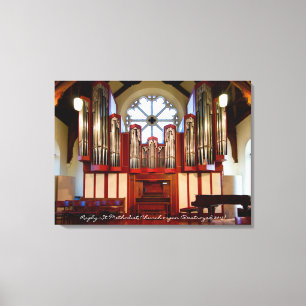 Rugby Street Methodist pipe organ Canvastryck