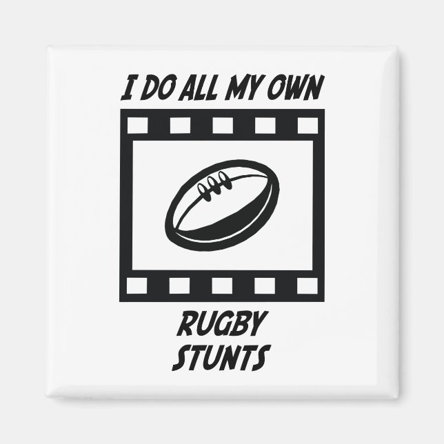Rugby Stunts Magnet (Framsidan)
