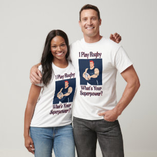 Rugby Superpower - Unisex Rugby T-Shirt