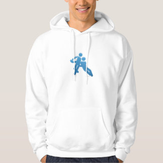 rugby sweatshirt med luva