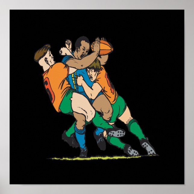 Rugby Tackle 2 Poster (Framsidan)
