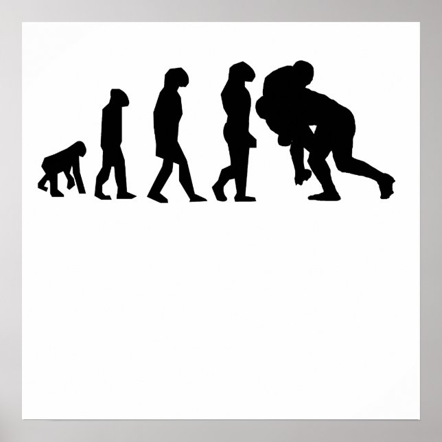 Rugby Tackle Evolution Poster (Framsidan)