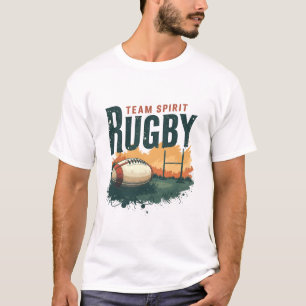 Rugby – Team Spirit Vintage Sports T Shirt
