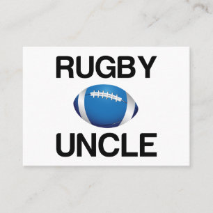 RUGBY UNCLE VISITKORT