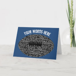 Rugby Union Gifts Helgdag Card Helgkort