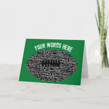 Rugby Union Gifts Helgdag Card