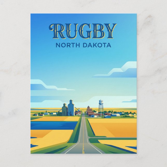 Rugby USA Vykort (Framsida)