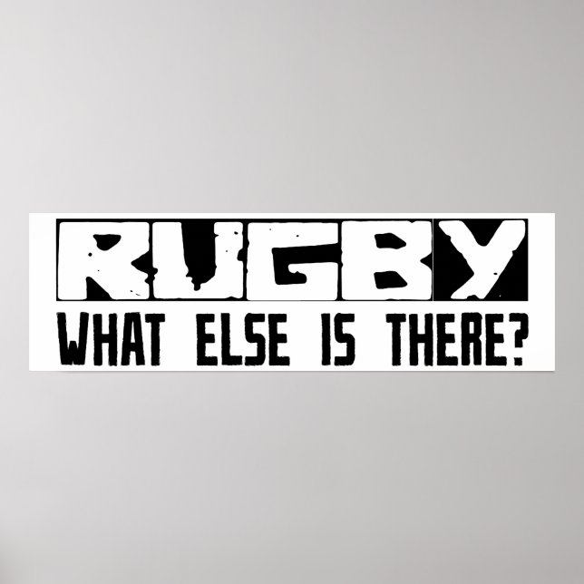 Rugby, vad finns det annars? poster (Framsidan)