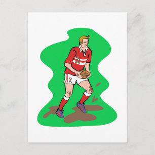 Rugby Vykort