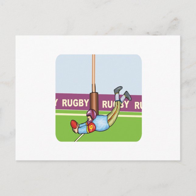 Rugby Vykort (Framsida)